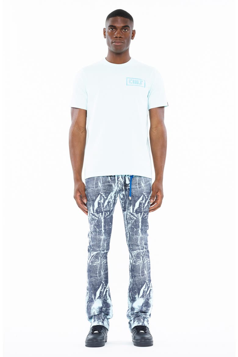 Shimuchan Cotton Graphic T-Shirt, Alternate, color, POWDER BLUE