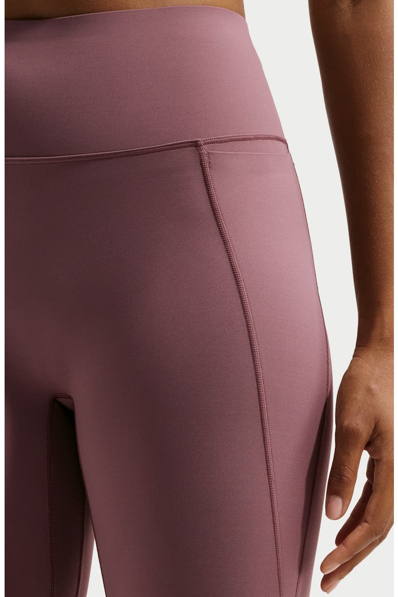 Universa Dri-FIT High Waist Pocket Leggings, Alternate, color, TATTOO/BURGUNDY CRUSH