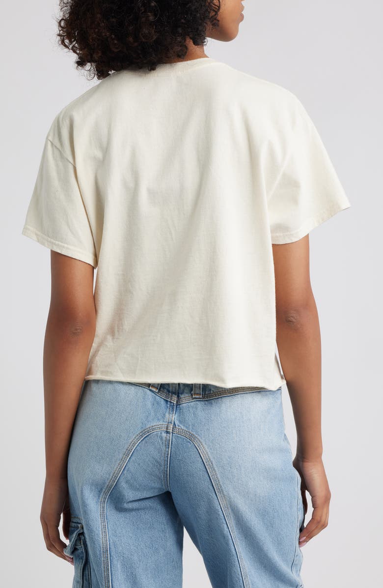 Vinyl Icons I Told Ya Bear Cotton Graphic Baby Tee, Alternate, color, Marshmallow