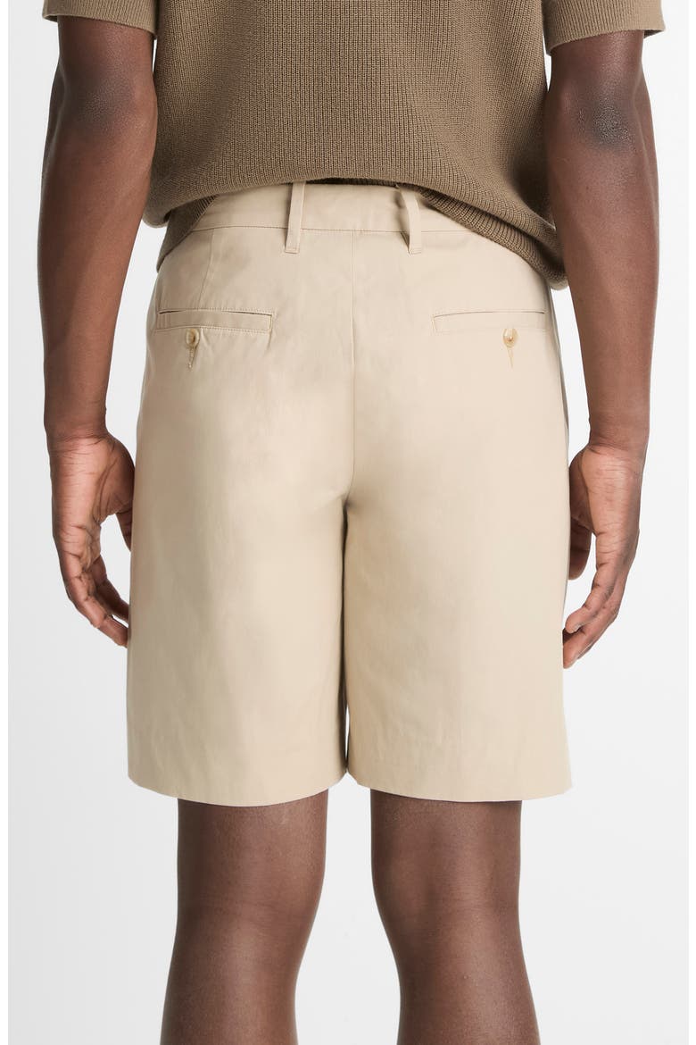 Flat Front Stretch Cotton Chino Shorts, Alternate, color, CAHUENGA KHAKI