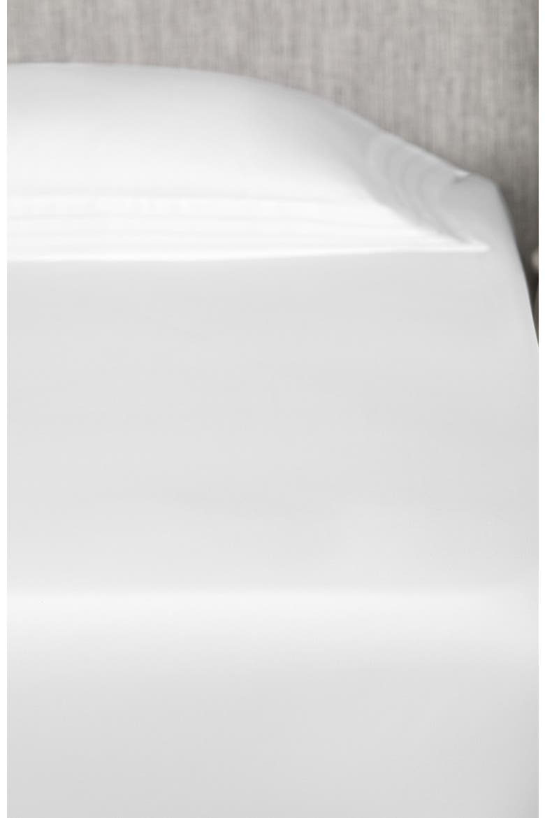 Eden Fitted Sheet, Alternate, color, White