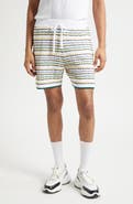 Casablanca Cotton Tuck Stitch Sweater Shorts