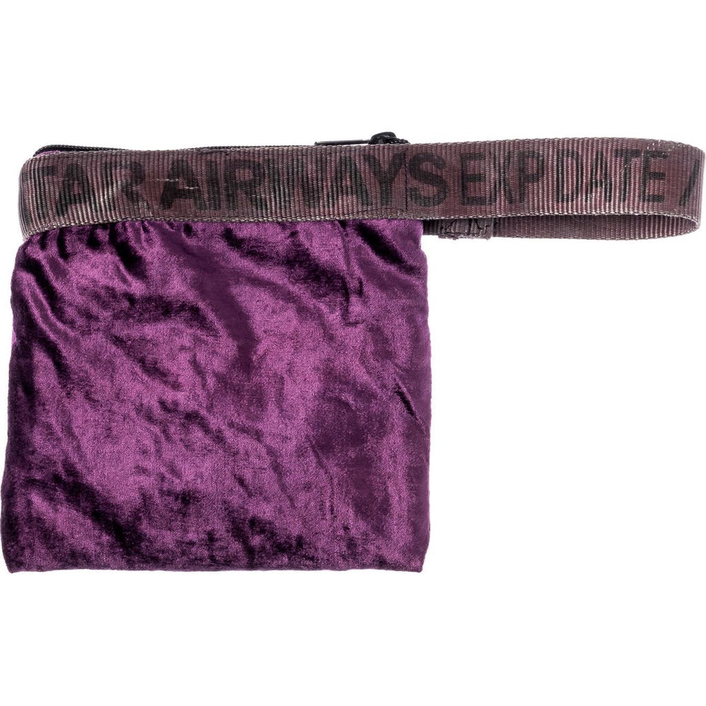 Puebco Vintage Sling Belt Pouch In Purple