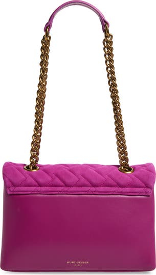 Kensington Suede Convertible Shoulder Bag