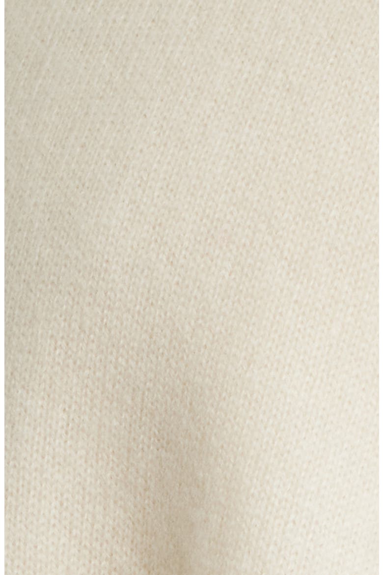 Boat Neck Silk & Cashmere Poncho, Alternate, color, 100WHT