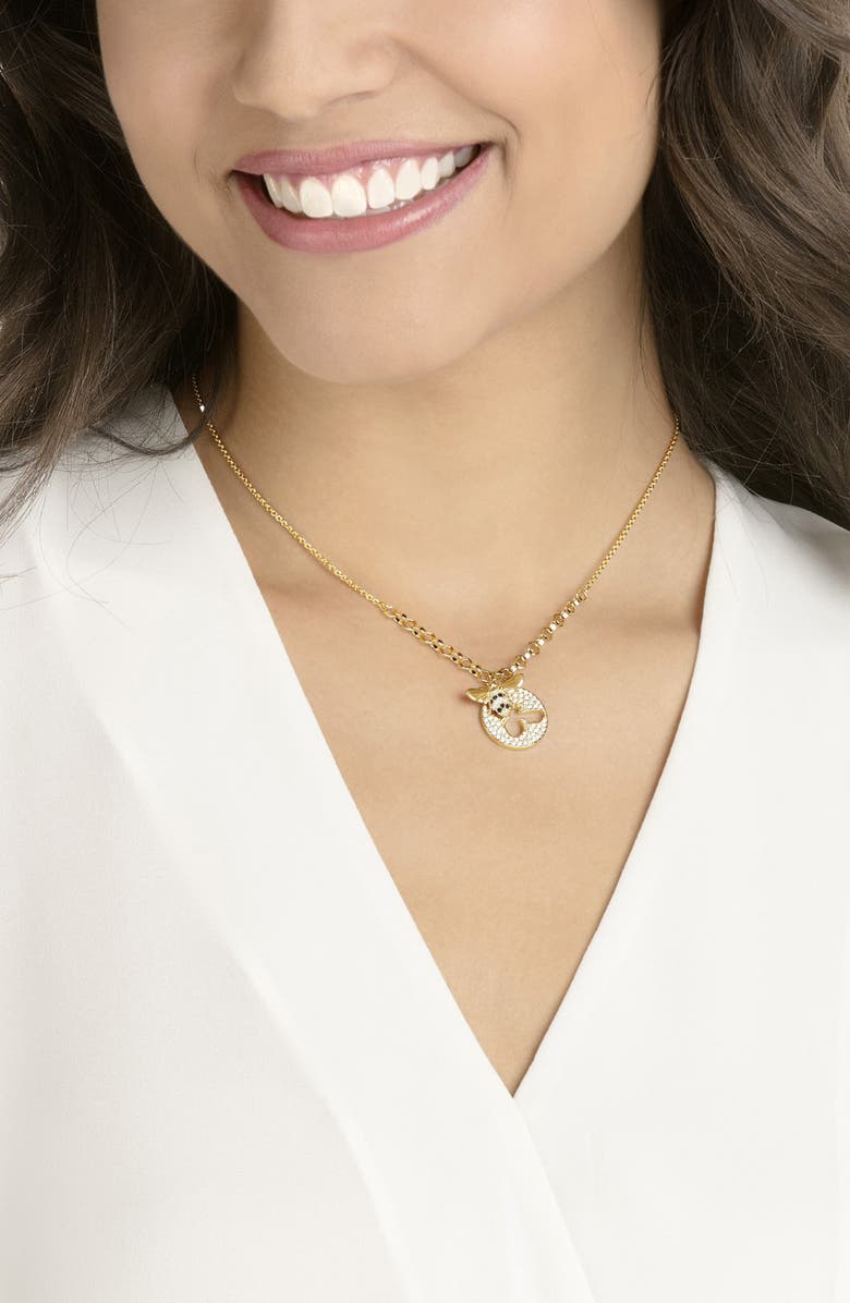 Swarovski Lisabel Crystal Bee Necklace, Alternate, color, 