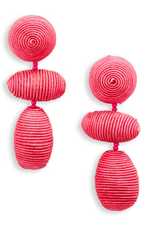 Textured Drop Earrings