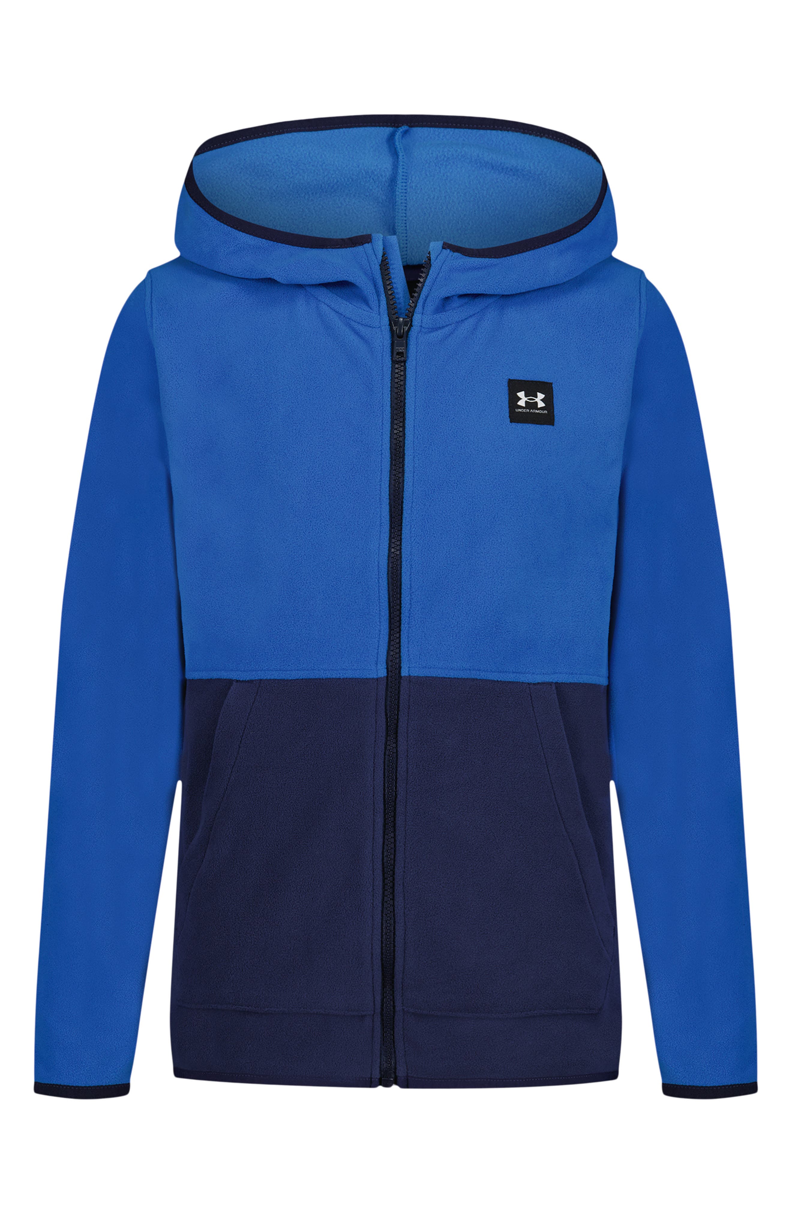 Under Armour Kids' Hundo Fleece Zip-Up Hoodie