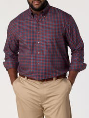 Brooks Brothers Big & Tall Non-Iron Fall Patterned Sport Shirt