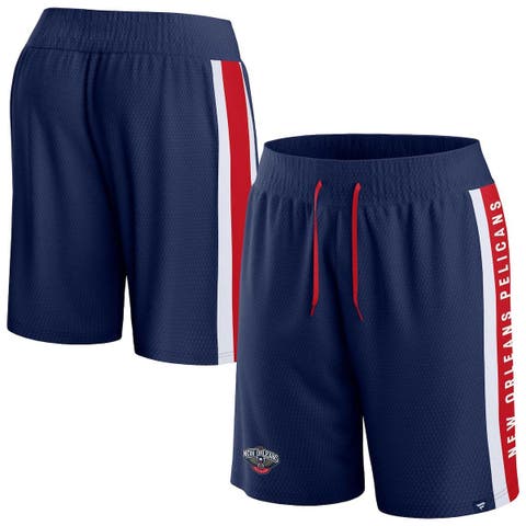 Men's Fanatics Branded Navy New Orleans Pelicans Referee Iconic Mesh Shorts