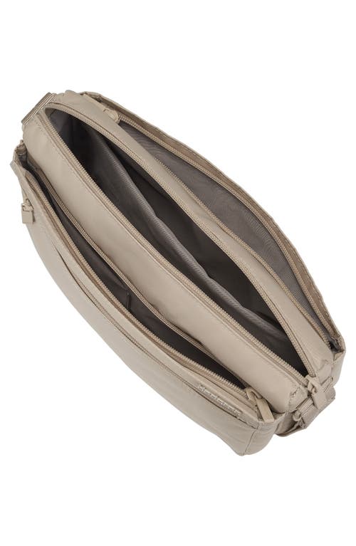Hedgren Medium Eye Rfid Water Repellent Shoulder Bag In Cashmere Beige