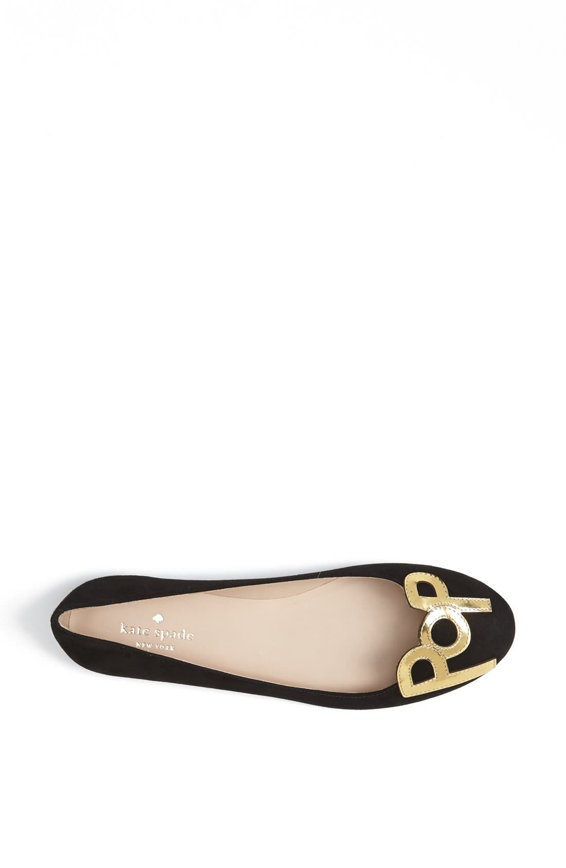 Kate Spade New York 'toast' flat, Alternate, color, 