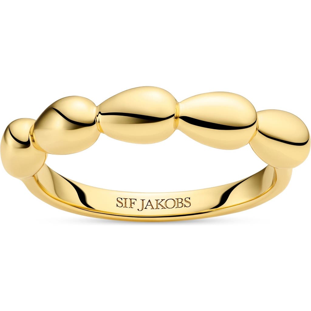 Sif Jakobs Jewellery Ring Goccia Piccolo Pianura In Gold