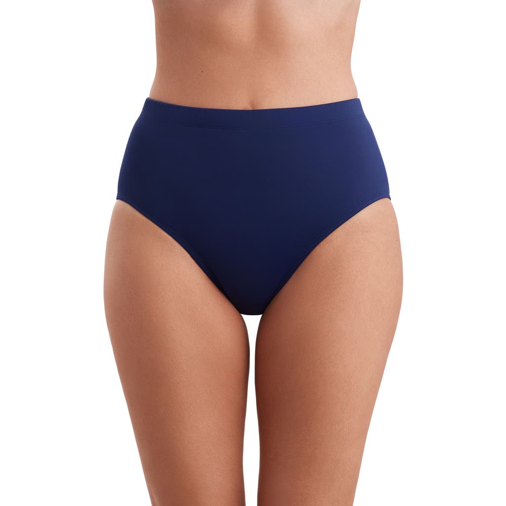 Shapesolver Basic Hipster Brief Swimsuit Bottom In Blue