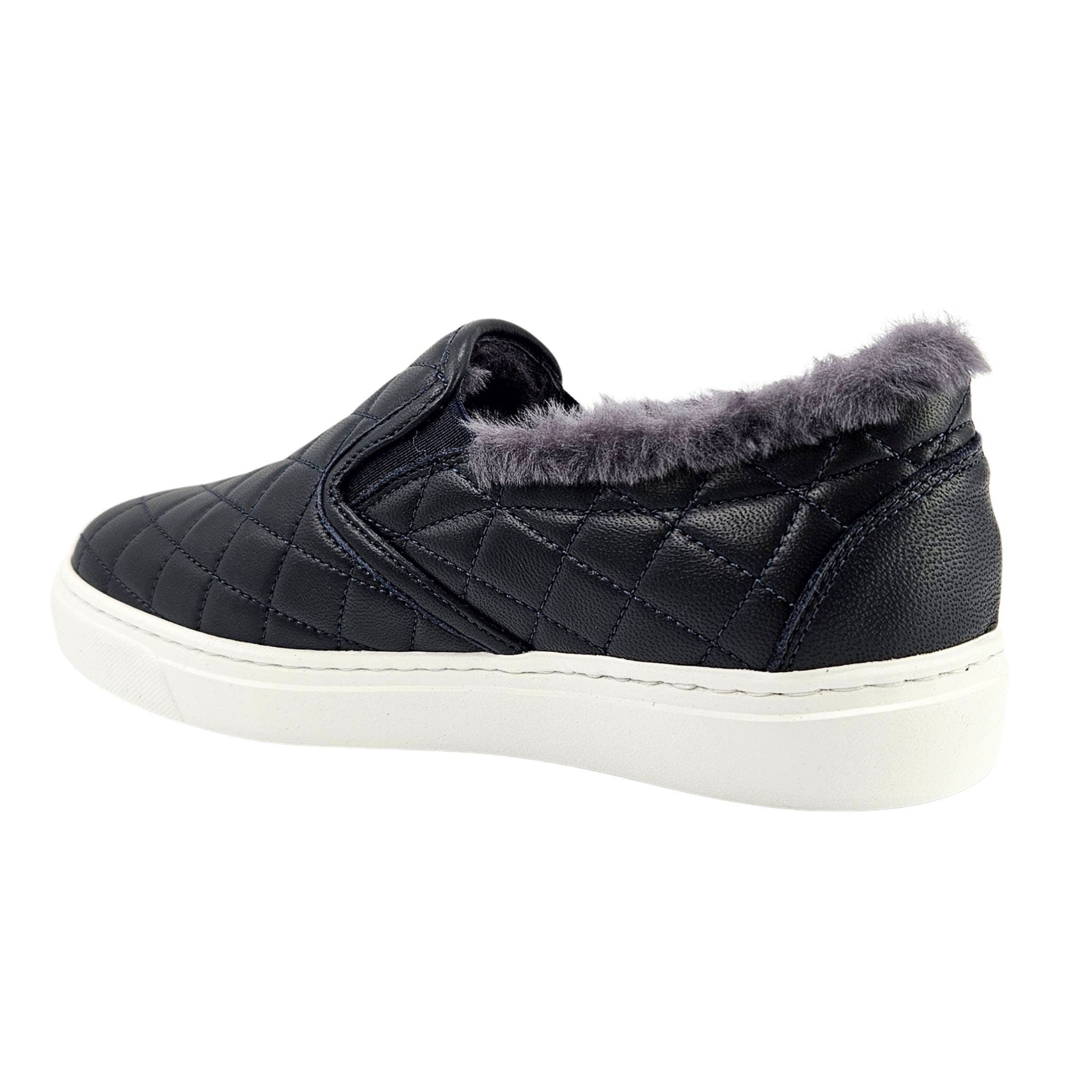 Madison Maison Quilted Leather Shearling Slip on Sneaker (Women ...