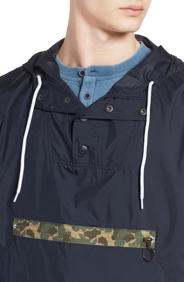 Original Penguin Exposed Zip Pocket Cagoule Jacket, Alternate, color,