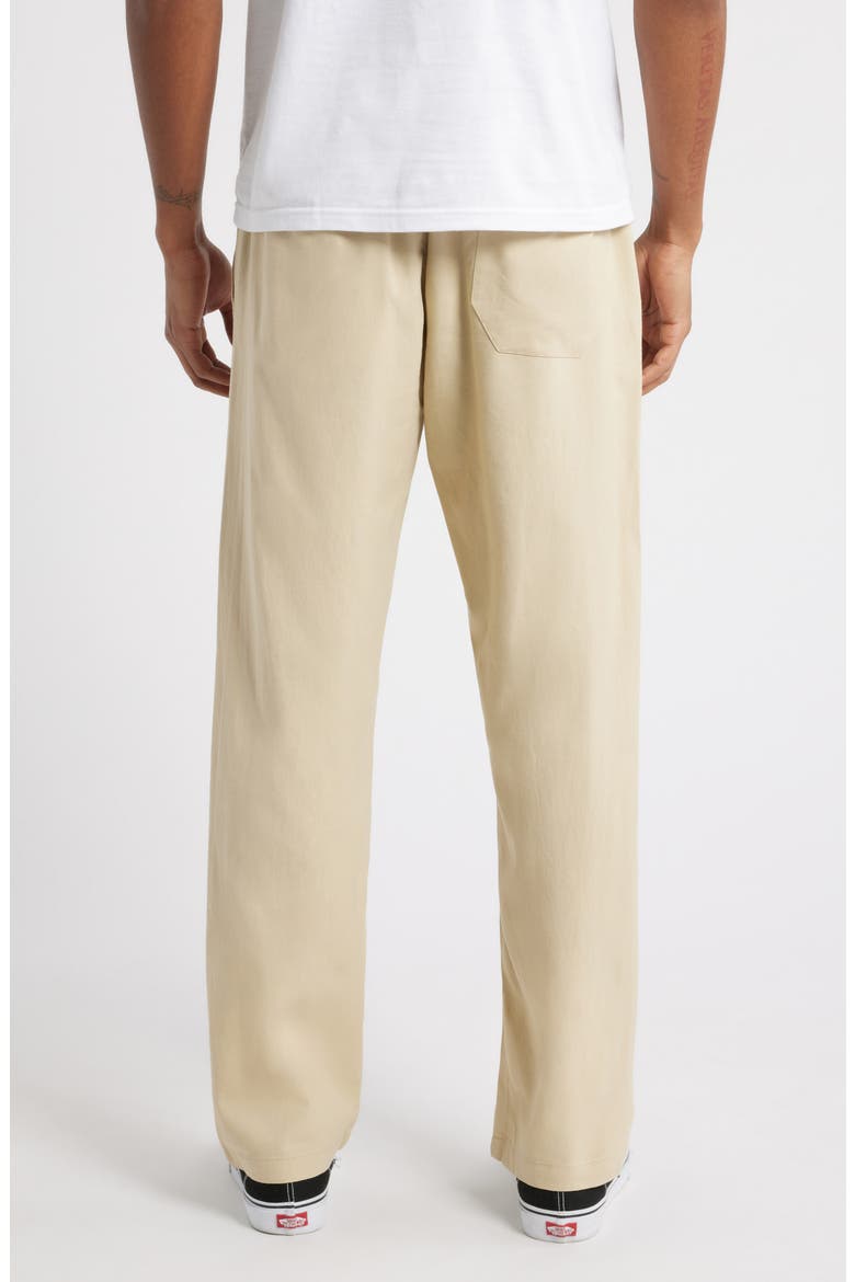 Regular Fit Linen & Cotton Drawstring Pants, Alternate, color, BEIGE