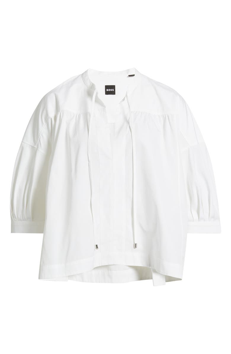 BOSS Bollana High-Low Pullover Top, Main, color, Bright White