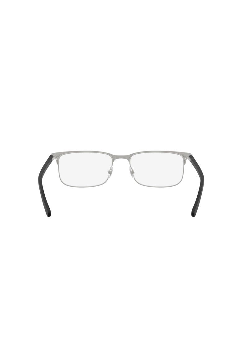 55mm Rectangle optical glasses, Alternate, color, Silver