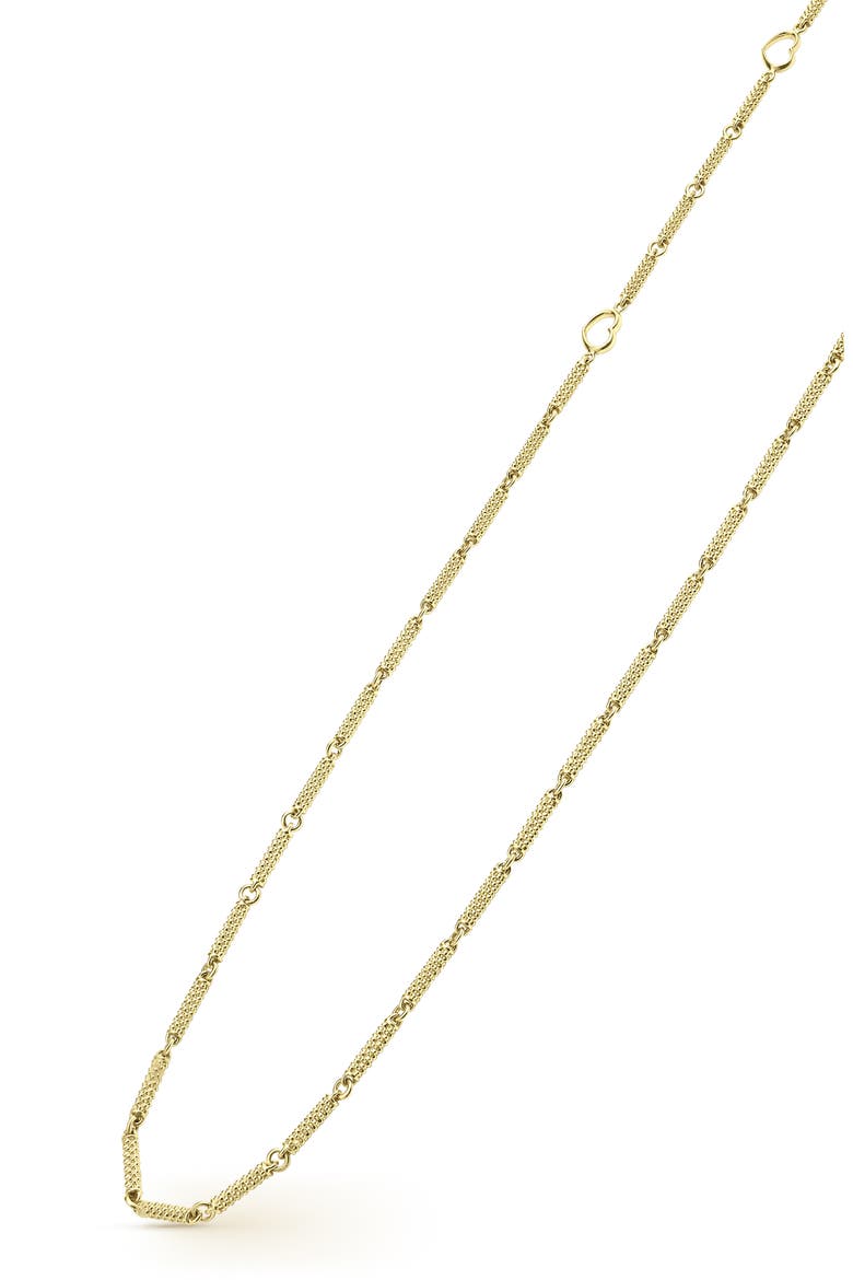 Signature Caviar Station Necklace, Alternate, color, GOLD