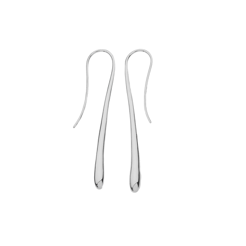 Long Solid Drop Earrings