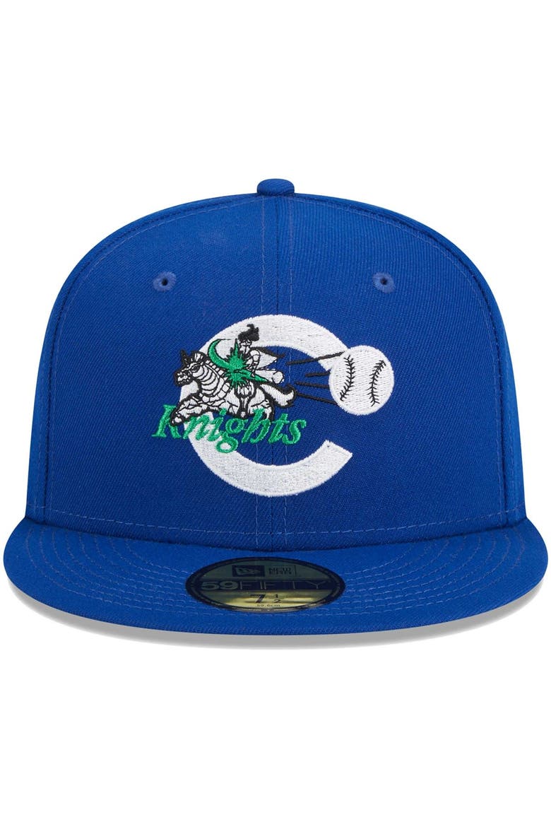 Men's New Era Blue Charlotte Knights Theme Nights 1992  59FIFTY Fitted Hat, Alternate, color, Blue