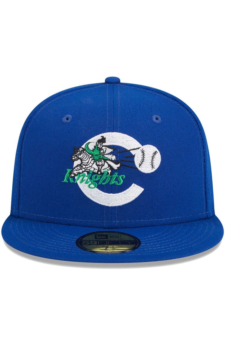 New Era Men's New Era Blue Charlotte Knights Theme Nights 1992 59FIFTY Fitted Hat, Alternate, color, Blue