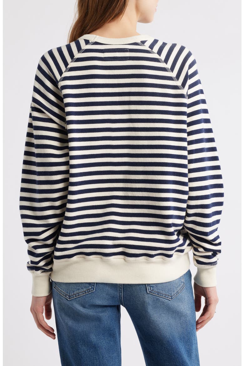 The College Sweatshirt, Alternate, color, NAVY SAILOR STRIPE