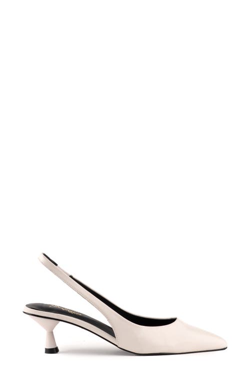 SEYCHELLES SEYCHELLES BROOKLYN KITTEN HEEL SLINGBACK PUMP