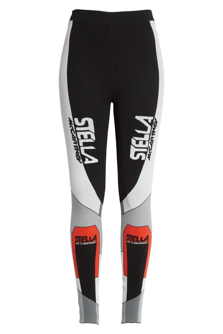 Logo Sport Leggings, Alternate, color, BLACK