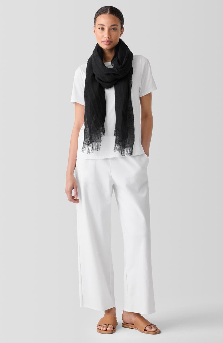 Eileen Fisher Organic Linen Scarf, Alternate, color,