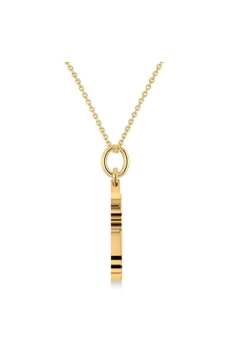 ALLUREZ Jewish Star Of David Am Yisrael Chai Pendant Necklace 14K, Alternate, color, 