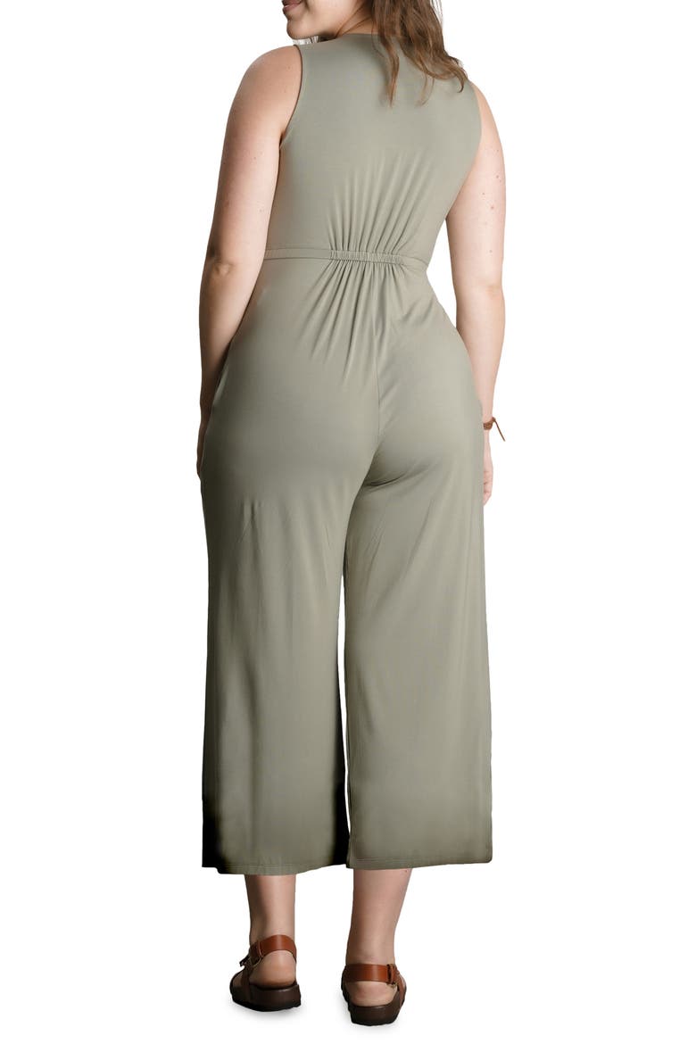 Francesca Wide Leg Maternity/Nursing Jumpsuit, Alternate, color, SOFT SAGE