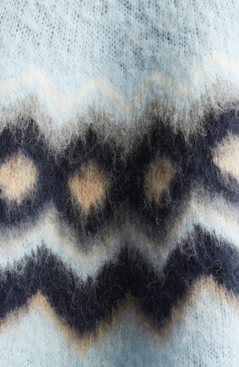 A.L.C. Ezra Fair Isle Alpaca & Merino Wool Blend Sweater, Alternate, color, 