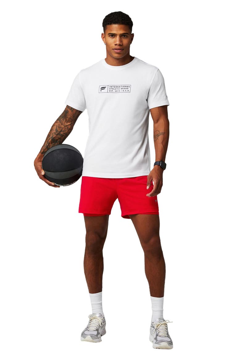 Men's The 5" One Short, Alternate, color, Heated Red