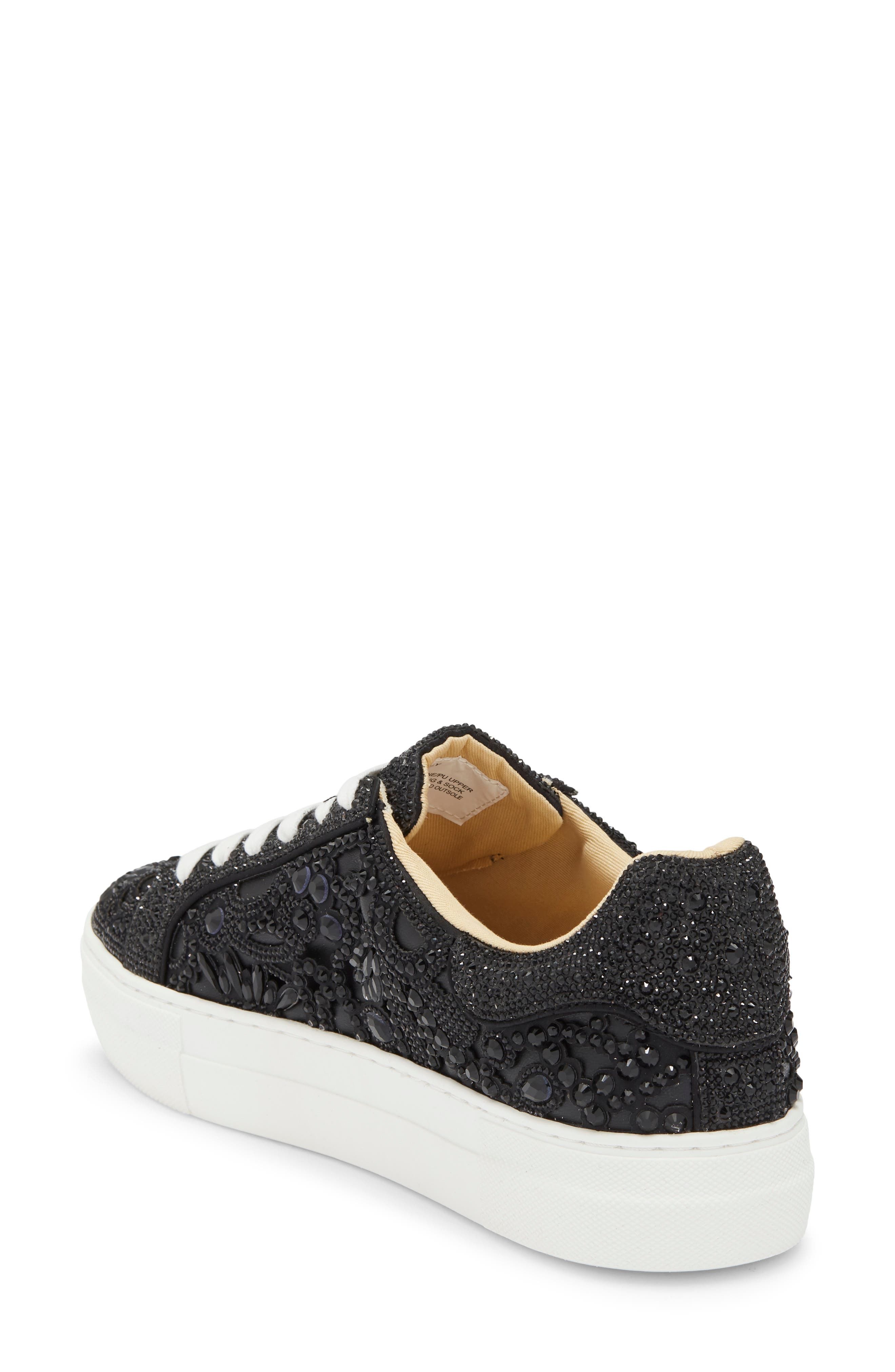 Reily Sneaker, Alternate, color, BLACK