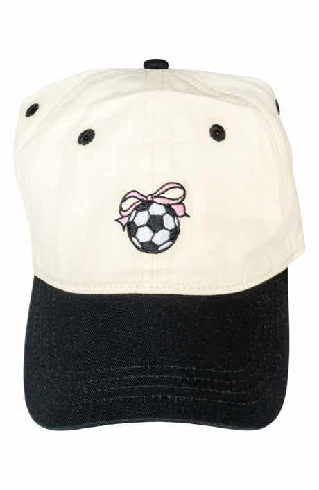 FRASIER STERLING Soccer Bow Embroidered Baseball Cap