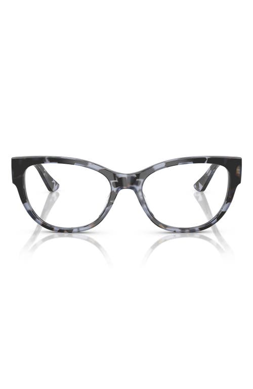 Vogue 51mm Cat Eye Optical Glasses In Blue Tort