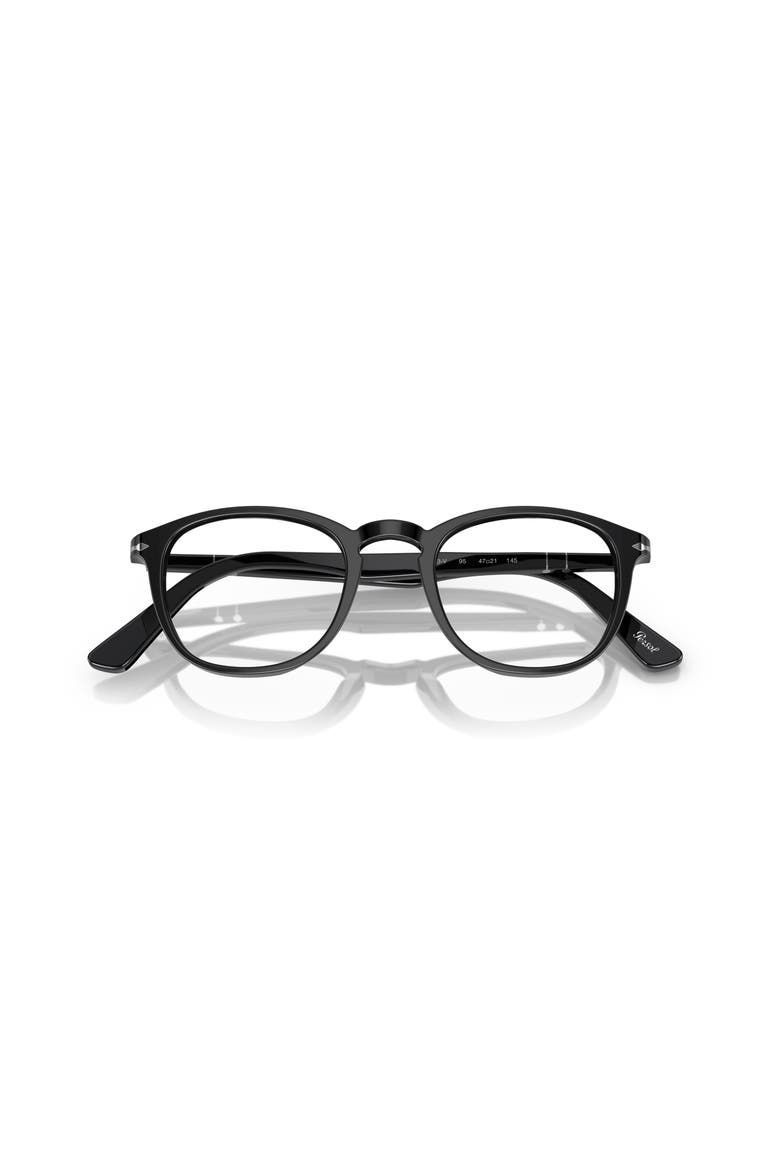 49mm Round optical glasses, Alternate, color, Black