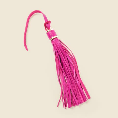 Leather Tassel Charm