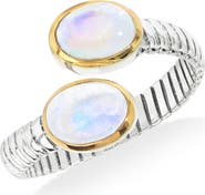 YS GEMS Moonstone Bypass Ring