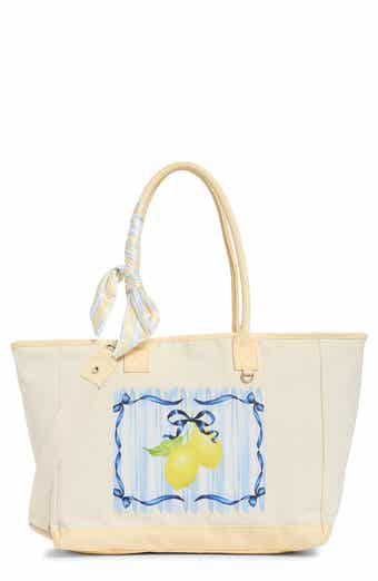 Madden Girl Lemon Graphic Canvas Tote