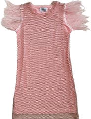 Lola + The Boys Crystal Feather Trims Sequin Dress