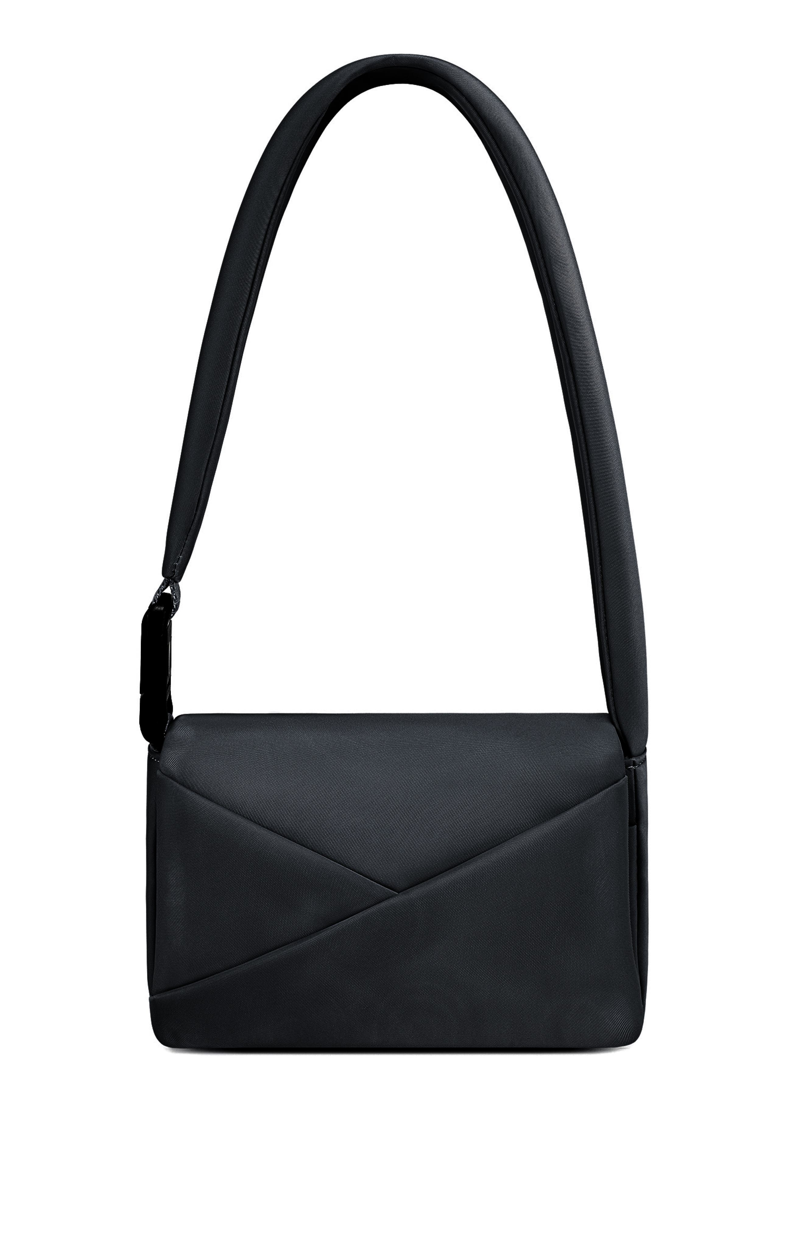 Lux and Nyx Mini Origami Flap Convertible Crossbody Bag and Handbag For Women, Main, color, Black