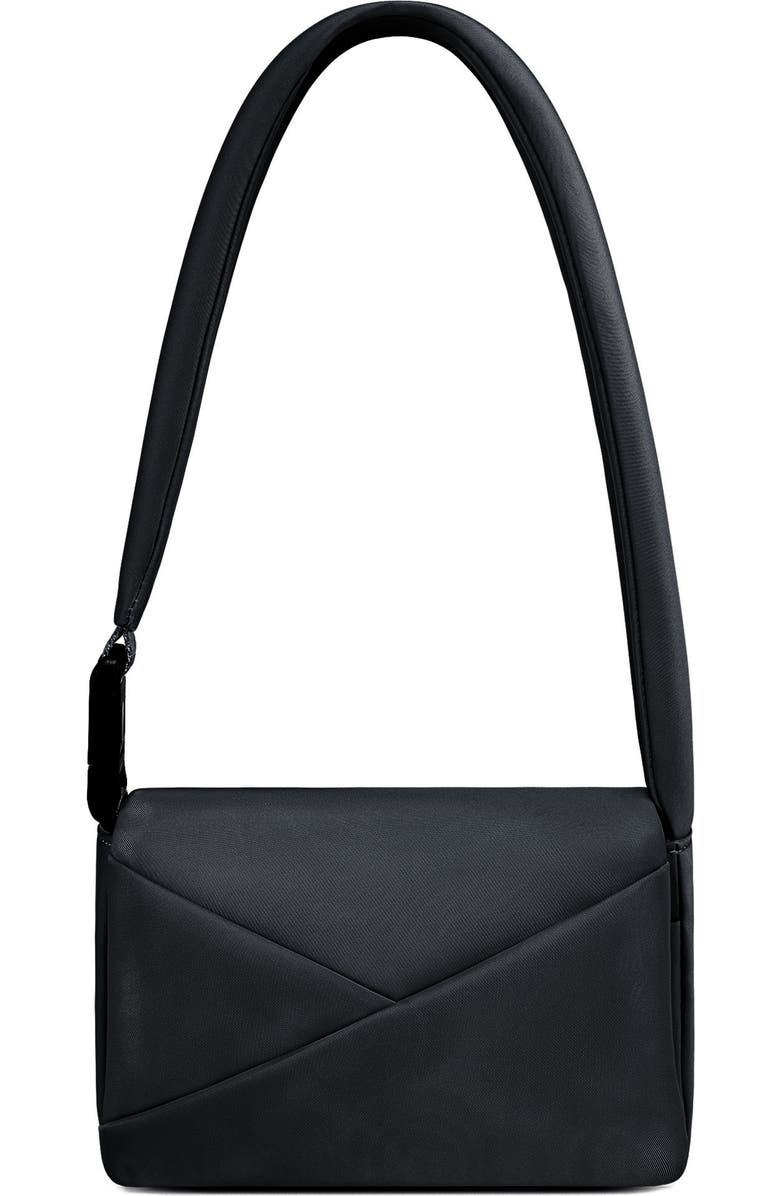 Lux and Nyx Mini Origami Flap Convertible Crossbody Bag and Handbag For Women, Main, color, Black