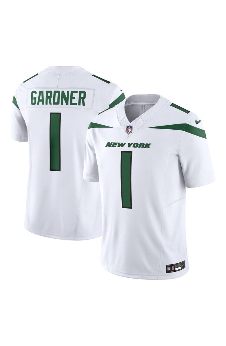 Nike Men's Nike Ahmad Sauce Gardner White New York Jets Vapor F.U.S.E. Limited Jersey, Alternate, color, White