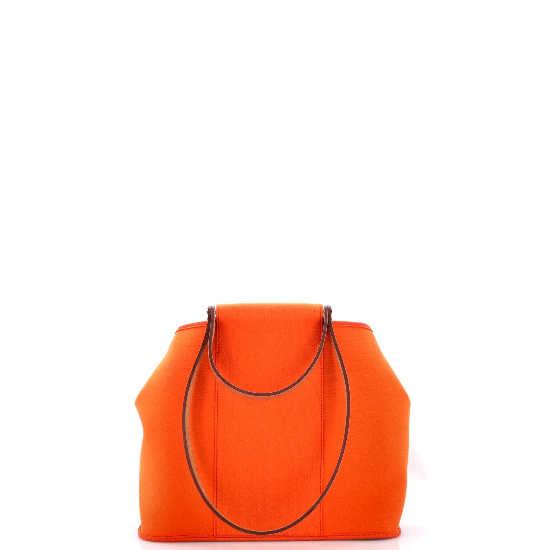 Cabag Handbag Toile and Leather 32, Alternate, color, Feu