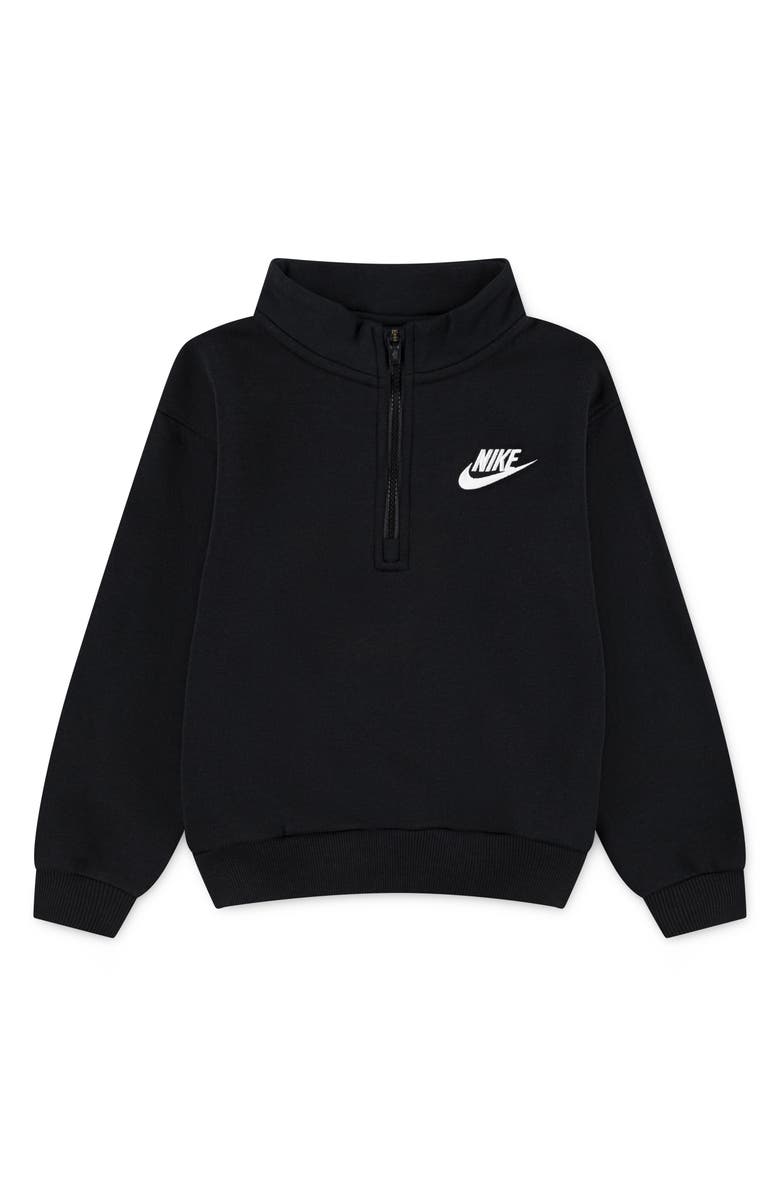 Nike Kids' Quarter Zip Pullover, Main, color, Black