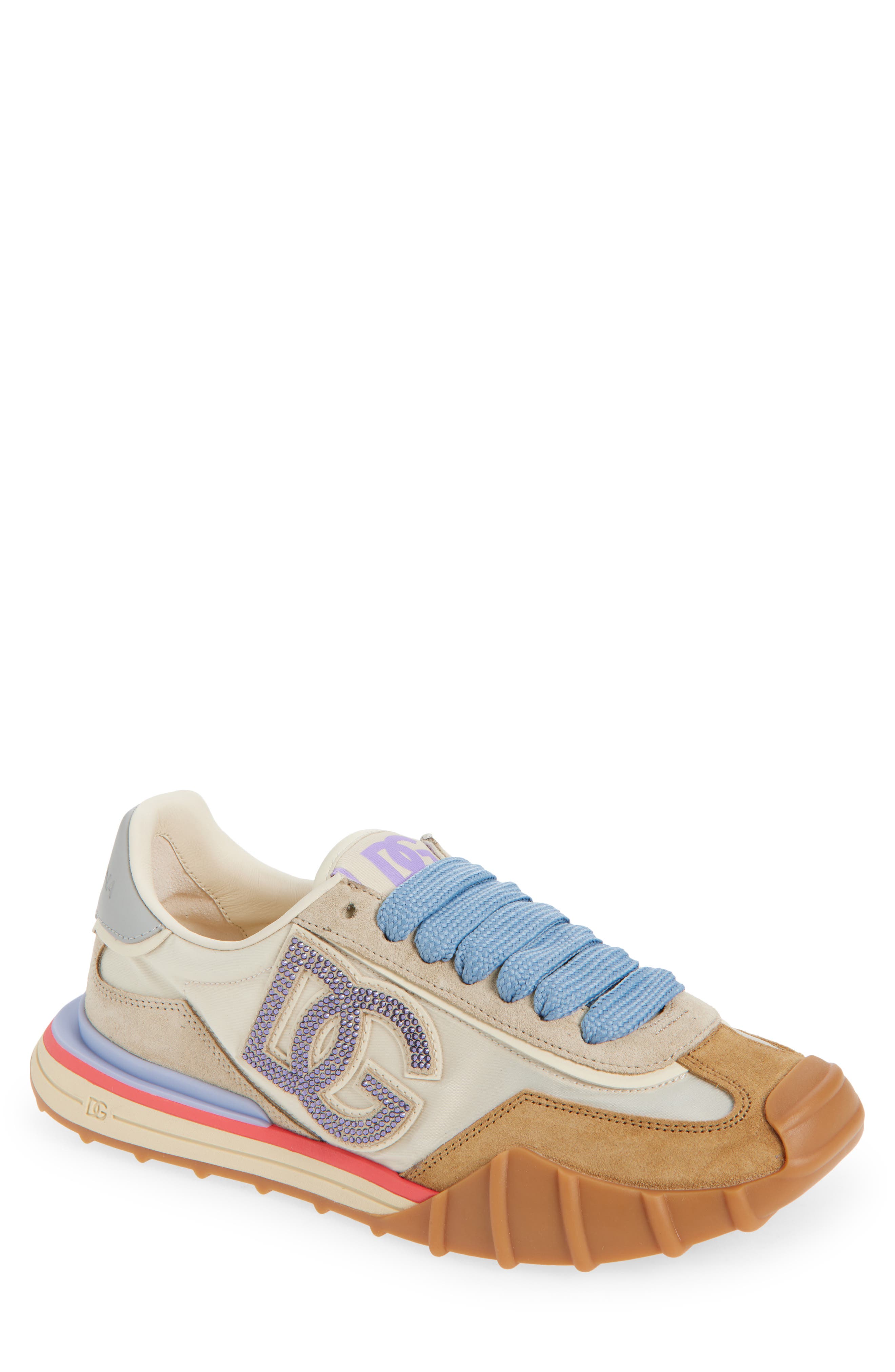Dolce&Gabbana Athletic Sneaker, Main, color, Avorio/ Cammello