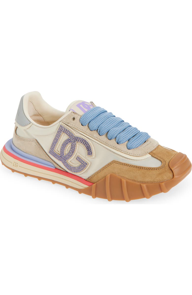 Dolce&Gabbana Athletic Sneaker, Main, color, Avorio/ Cammello